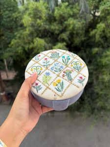 Handmade Embroidered Jewelry Box