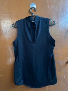 H &amp;M  Sleeveless Bow Blouse