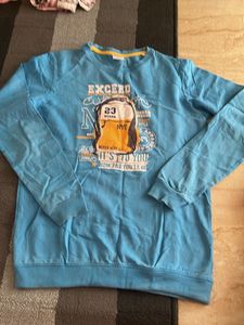 Boys Blue Graphic Print sweatshirt- 13-14 yr
