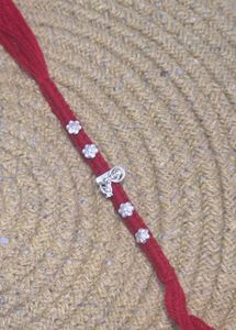 chandi ki Rakhi Bracelet