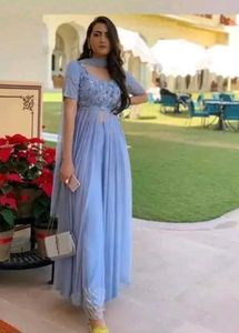 Elegant Blue Kurta Set