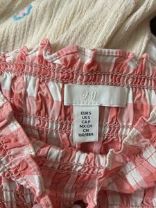 Pink Gingham Mini Dress