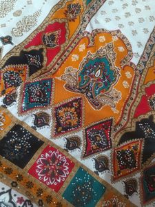 Elegant dress material with Vibrant Traditional Pr