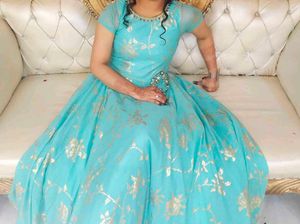 Light Blue Floral Dress