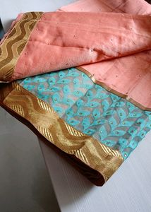 Silk Cotton Saree New