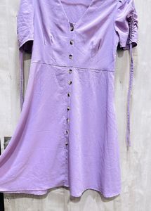 A-line dress Lavender Colour