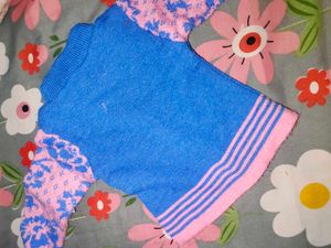Cute Baby Girl's Sweater and Leggings Set