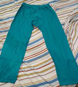 Teal &amp; White Printed Kurta Set