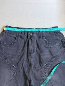 Black Wide-Leg Jeans