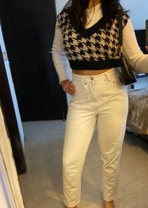 White Mom Jeans