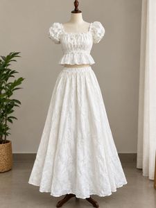 Elegant White Co-ord Set