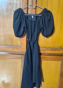 Black Fit &amp; Flare Cut-Out Mini Dress 👗