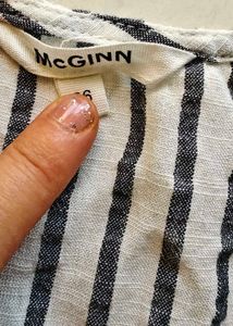 Striped Ruffle Blouse