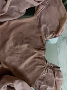 Ruched Drawstring Crop Top