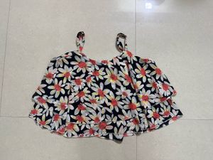 Floral Tiered Camisole Top