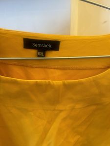 Chic Yellow dress with Unique Sleeve Detail