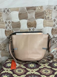 Stylish Beige Handbag