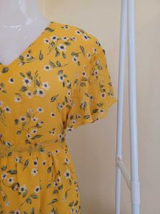 Floral Yellow Dress