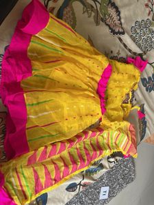 Vibrant Yellow Lehenga Choli Set