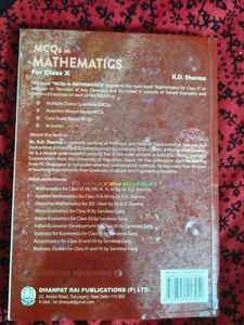 R.D. Sharma MCQs in Mathematics for Class X