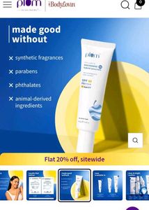PLUM 2% NIACINAMIDE HYBRID SUNSCREEN SPF 50 PA+