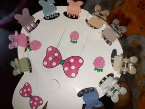 Cute Bunny Hair Clips - Set of 5