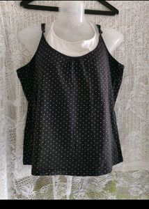 Chic Polka Dot Tank Top