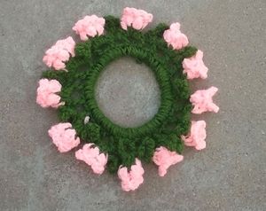 Crochet Hair Tie And A Flower Vine