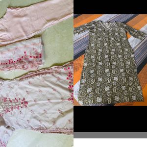combo of  kurta set and cotton ku