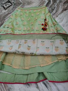 Pure Banaras Half Saree