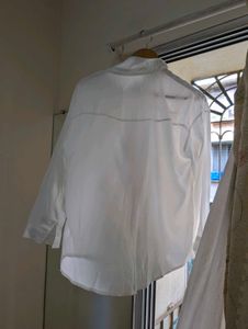 Chic White Oversized Shirt
