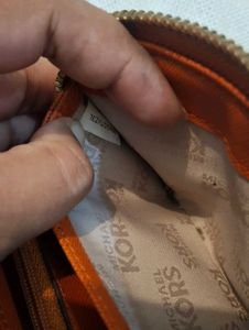 Michael Kors Orange Leather Wallet