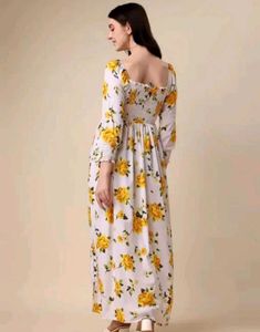 Floral Smocked Maxi Dress