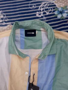 Modern Fit Striped Men's Shirt