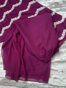 Designer Purple Kurta Set
