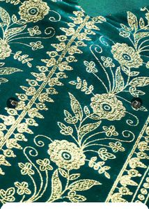 Elegant Green Velvet Kurta