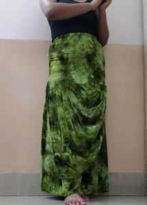 Green Tie Due Skirt