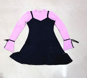 Cute Black Layered Dress