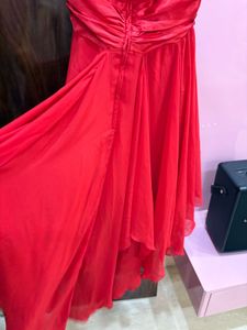 Stunning Red Strapless Dress