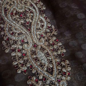 Embellished saree