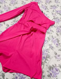 Shein One Shoulder Waist Cutout Romper