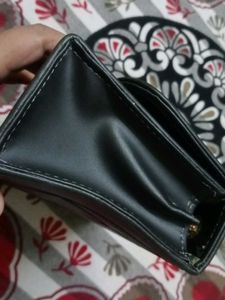 Stylish Black Quilted Clutch Bag