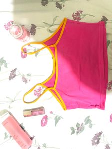 pink cute bikini top