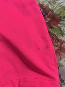 Hot Pink Corset Crop Top