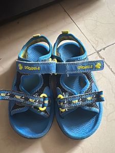 Doodles Blue Sandals