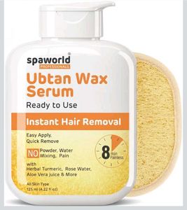 Spaworld Ubtan Wax Serum with natural loofah
