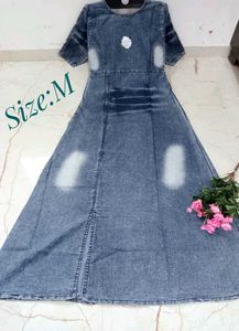 Denim Maxi Dress