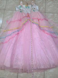 Girls Unicorn Gown Frock