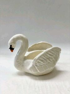 Unique Ceramic Swan Decor