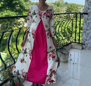 Floral Print Kurta Set